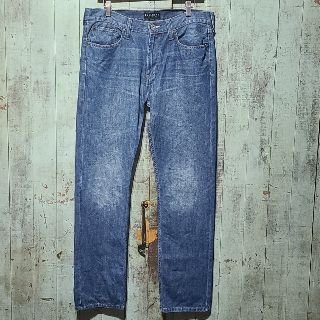 Bullhead Mens Medium Wash Slim Straight Leg Jeans